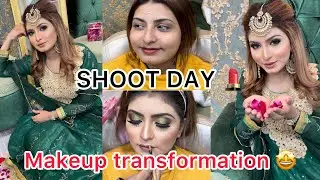 Shoot day in She&Shebynahid 🤩 | Kashees inspired makeup | makeup therapy | makeup transformation 😍