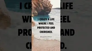 I create a life where I feel protected and cherished. #SheChoosesHerself#FromPainToPower