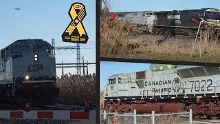 Military Units! Horn Salutes! Railfanning on the CP Windsor Sub