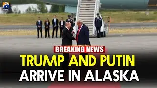 Putin arrives in Alaska for summit with Donald Trump | Geo News