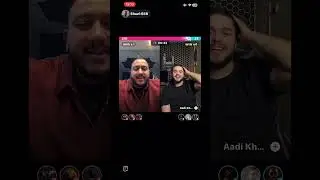 Shazi live with Aadi khan