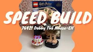 LEGO HARRY POTTER 76421 Dobby The House-Elf - Speed build / ASMR