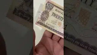 Guyana 20$ Banknote Currency