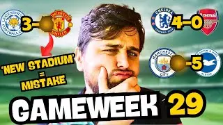 *BREAKING NEWS* MAN UTD ANNOUNCE NEW STADIUM! MY PREMIER LEAGUE GAMEWEEK 29 PREDICTIONS