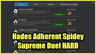 Hades Adherent Spidey Surpreme Duel Target HARD | MCOC