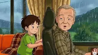 The House In The Forest During Rain🌳⛈🏠Studio Ghibli Style
