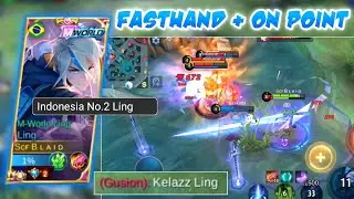 Ling FastHand + On Point = Easy Win in Solo Rank ? Top Global Ling Gameplay | #SoloPlayer