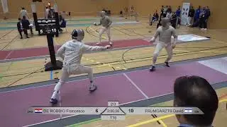 European Olympic Qualifier 2024 SMS - L16 - Francesco De Robbio CRO v David Frumgarzts ISR