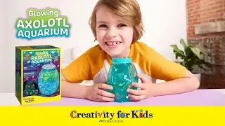 Создайте светящийся аквариум для аксолотля &mdash; увлекательная STEM-наука и творчество для детей!