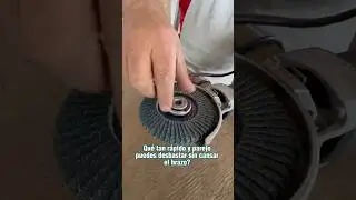 Qu&eacute; tan r&aacute;pido y parejo puedes desbastar sin cansar el brazo? 💪 Te presentamos el disco Polifan