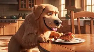 [Pixar Short] The Thief's Triumphant Freeze: Is That Drumstick Worth It?