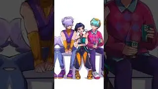 kpop demon hunter 😘😚#anime zoey x mystery#kpopdemonhunters #zoey #jinu #rumi