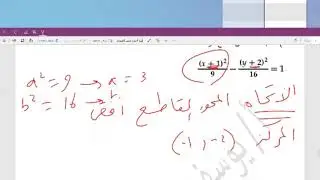 شرح القطع الزائد وحل المسائل عليه