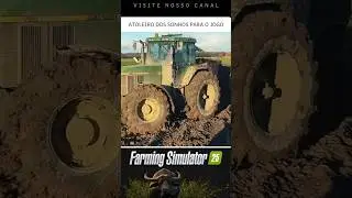 Como deveria ser o atoleiro do Farming Simulator 25 | Mod de Atoleiro #fs25 #farming #mudsystem