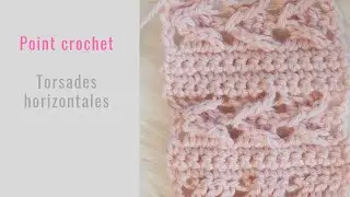 Torsades horizontales au crochet
