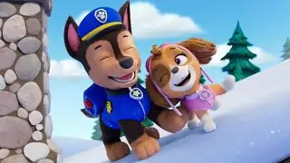 PAW Patrol | Chase & Skye Singing Christmas Song Together 💙🩷🐾