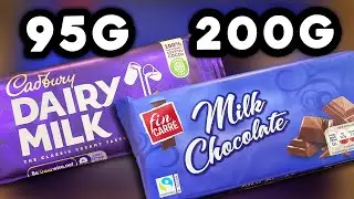 Cadbury Daily Milk vs. Lidl Milk Chocolate - Will It Swop?