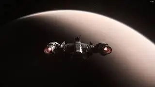 Star Citizen | Визуальный заход на обломки Javelin с точки OM3  | Daymar | 3.8.1