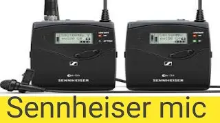 Sennheiser Ew G4 wireless mic setup | How to set wireless mic |