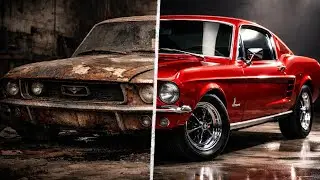 ASMR Car Restoration! 1967 Ford Mustang Full Restoration Journey|car Restoration