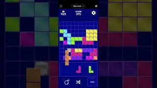 Playing Block Drop on YouTube Playables (Gameplay)