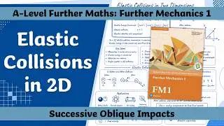 A Level Further Maths | Further Mechanics 1 | Successive Oblique Impacts