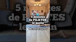 5 minutes de Pilates par jour | ma routine express #pilates #motivation