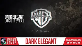 Dark Elegant Logo Reveal | Intro video Logo Animation | (VIDEO NO: #91)