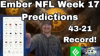 Ember Win Free BTC NFL Predictions Week 17 2025 43-21 Record