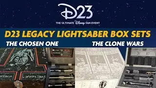 D23 Exclusive Legacy Lightsaber Box Sets - The Chosen One & The Clone Wars