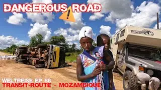ABENTEUER WELTREISE: SCHLIMMSTE STRASSE MOSAMBIKS! | Overlanding Africa | Offroad Camper | EP 86