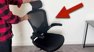 Flysky Ergonomic Office Desk Chair Breathable Mesh Swivel Computer Chair In Action!