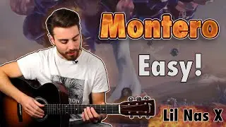 MONTERO // Guitar Chords & Riff Tutorial - Lil Nas X
