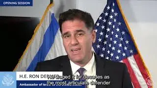 DOS Anti-Semitism Conference:  Opening Session