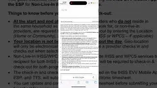 How to login to IHSS EVV mobile app?