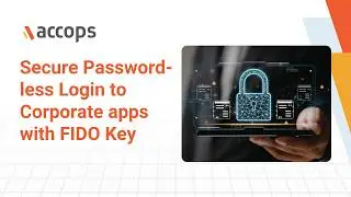 FIDO keys based login into Corporate Apps