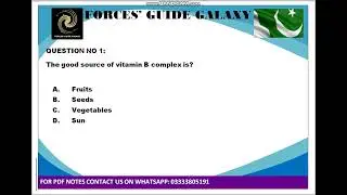 every day science mcqs for army paf and navy (@forces guide galaxy)