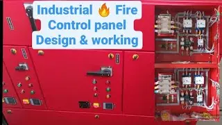INDUSTRIAL FIRE CONTROL AUTOMATIC PANEL.