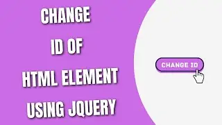 Change id of HTML Element using jQuery [HowToCodeSchool.com]