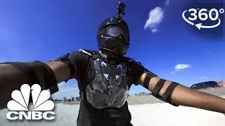 Dhani Jones' 360˚ CAB Eagle E-Bike Product Test  | Adventure Capitalists | CNBC Prime