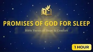 Promises of God for Sleep - Bible Verses of Hope & Comfort | KJV Scripture Reading - 1 Hour