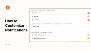 How to Customize Notifications in Saner.AI