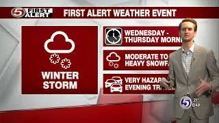 Evan Dorrsett New Years Day WDTV Weather Report