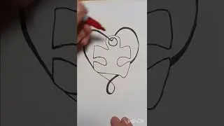 coloring an autism 🥰 puzzle 🧩 piece #coloring #drawing  #satisfying #asmr
