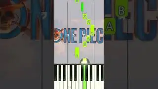 ONE PIECE (NETFLIX) THEME ON PIANO! #shorts