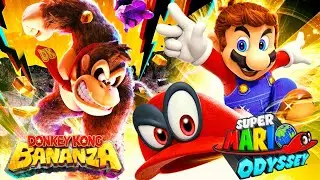 Donkey Kong Bananza + Super Mario Odyssey - FULL GAME Series (4K60FPS) | The Complete Story
