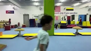 Zyven at gymnastics lesson