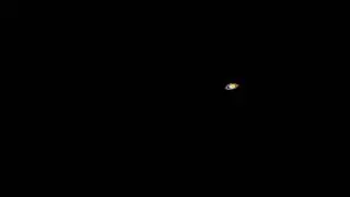 Saturn captured  with visible ring using 50mm homemade non professional telescope