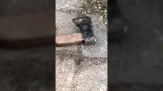18650 Lithium Cell explodes after ax impact