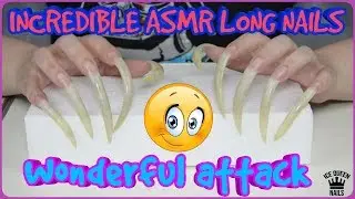 ASMR LONG NAILS VERY SHARP  TINGLES UP CLOSE SLEEP TRIGGERS EAR TO EAR ASMR CLAWS TAPPING ROLEPLAY!